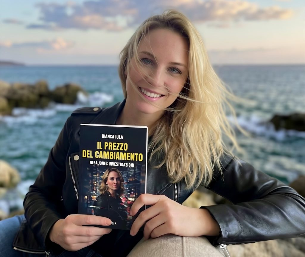NeraConLibroSpiaggiaVento cover